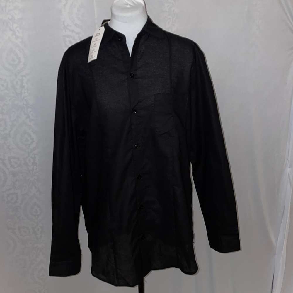 Black NWT Black Button Down Milan Pavilion